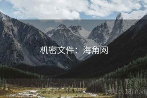 机密文件：海角网