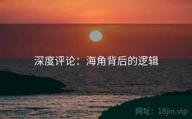 深度评论:海角背后的逻辑 深度评论:海角背后的逻辑
