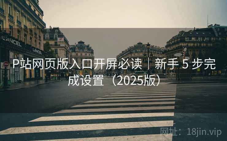 P站网页版入口开屏必读｜新手 5 步完成设置（2025版）