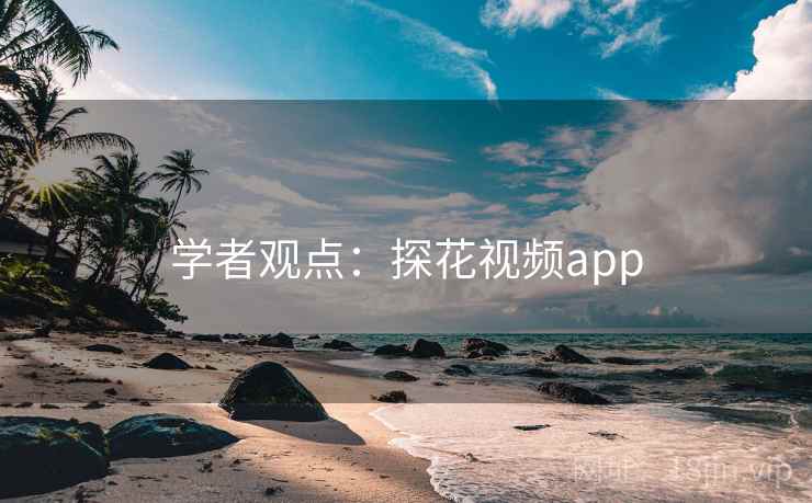 学者观点：探花视频app