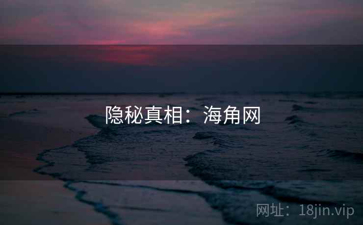 隐秘真相：海角网